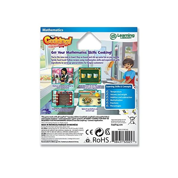 LeapFrog Cooking Recipes On The Road Learning Game (works with LeapPad
