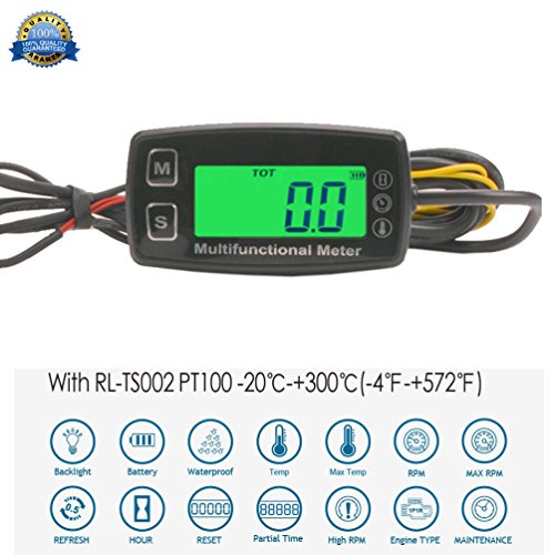 Buy Engine Hour Meter Thermometer Meter Temperature Inductive