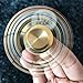 ILoveFidget Fidget Hand Spinner EDC Toy, Customizable spinner, Brass, R188 detachable bearing, 2 - 5 minutes spins, relieves your stress, ADHD, anxiety, improve focus and attention