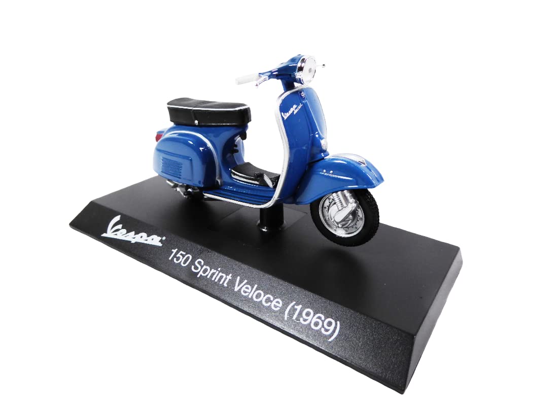 OPO 10 - Collection miniature scooter 1/18 compatible with Piaggio Vespa 150 Sprint Veloce blue - 1969 - Ves0025