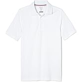 French Toast Young Men's Moisture Wicking Performance Sport Polo Short Sleeve Shirt