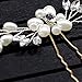 Crystal and Pearl Hair Pins for Women Pack of 2, Large Bobby Pins for Engagement, and Other Celebrations - Bobbie Pins for Hair for Kids and Adults – Best Bridal Hair Pins for Women Hair Accessories