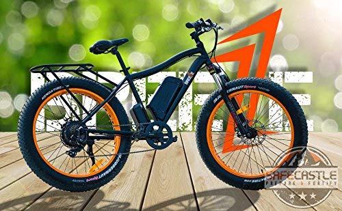 Breeze Electric Bike Fat Tire- Ebike, Mountain Bicycle: High Speed 500w Powerful Motor, Hand Throttle,10.4Ah Lithium Ion Battery, 43-50 Miles w/Pedal Assist, Ride in Snow, Ice, Rain, Beach-19