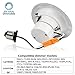 TORCHSTAR 4 Inch LED Recessed Lighting, CRI90 Dimmable Retrofit Ceiling Lights, Baffle Trim Downlight, 10W, 655LM, UL Listed, 5000K Daylight, Pack of 4