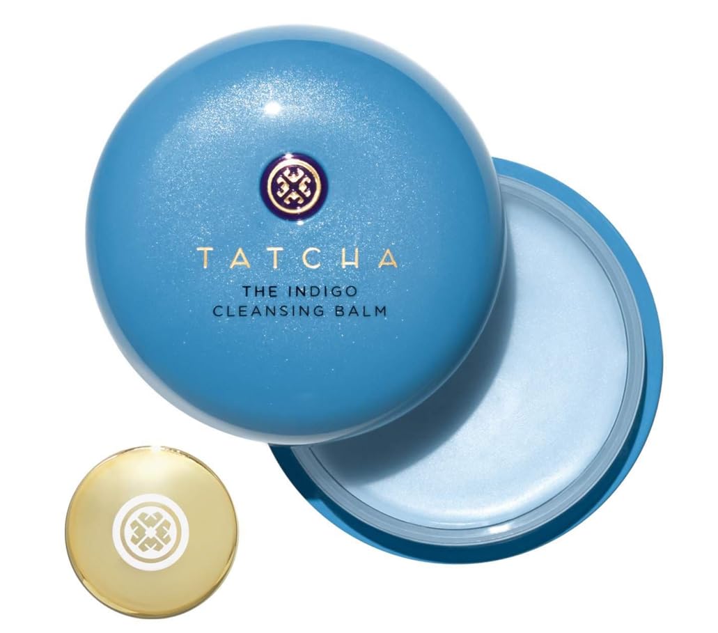 Photo 1 of TATCHA The Indigo Cleansing Balm | Gentle Moistuirizing Cleanser, Fragrance-Free, Buttery-Soft Balm that Melts to Gently Cleanse & Remove Makeup | 1.9 oz