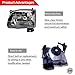 GOHATI Replacement Headlight GTYTC01-A4 Black Housing Amber Reflector Clear Lens & Black Trim Corner Light Combination Set compatible with Tacoma Pickup Truch 2001-2004 OE # 81150-04110 81110-04110
