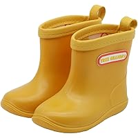 Toddler Rain Boots Baby Rain Boots Short rain Boots for Toddler Easy-on Lightweight and Waterproof