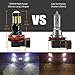 AUTOGINE 2800 Lumens Extremely Bright H11 H8 H16 LED Fog Light Bulbs for DRL or Fog Lights, DOT Approved, 6000K Xenon White (Pack of 2)