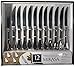 Mikasa Bravo 18/10 Stainless Steel High-Carbon Steak Knife (Set of Twelve)