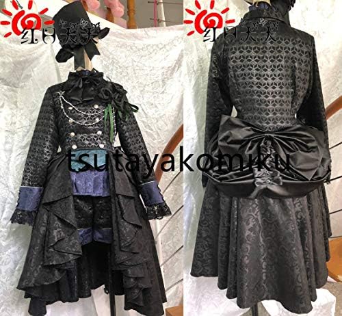 Amazon コスプレ衣装 黒執事 シエル 黒バラのドレス ハロウィン クリスマス イベント お祭り 全セット コスプレ 仮装 通販