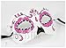 Women's Dia de Los Muertos Sugar Skull Mask (Pink)