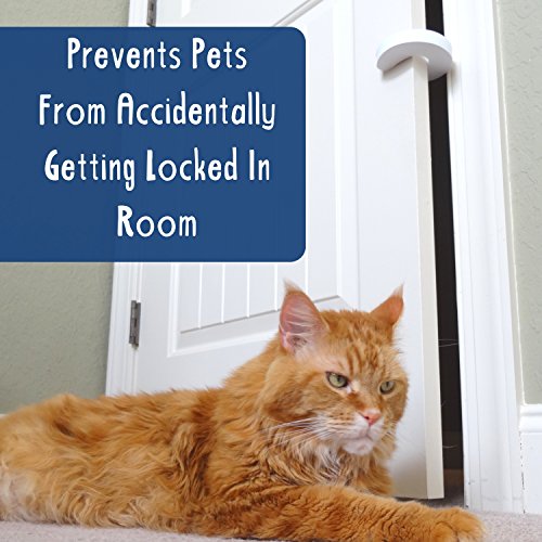 Wittle Finger Pinch Guard - 4pk. Baby Proofing Doors Made Easy with Soft Yet Durable Foam Door Stopper. Prevents Finger Pinch Injuries, Slamming Doors, and Child or Pet from Getting Locked in Room!