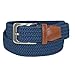 CTM Men's Stretch Belt (Navy L 38-40)