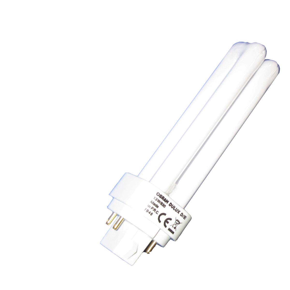 Osram Dulux D/E 13 Watt - 13W/827 Compact Fluorescent Lamp, White