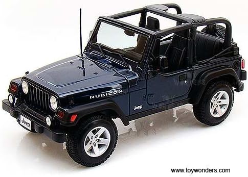 31663bu Maisto - Jeep Wrangler Rubicon (1:18, Blue) 31663 Diecast Car Model Auto Vehicle Die Cast Metal Iron Toy Transport by carautoveh