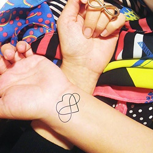 Infinite Love - Temporary Tattoo (Set of 2)