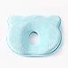 UINSTONE Newborn Baby Pillow Infant Memory Foam Pillow Head-shaping Pillow (0-12 Months) Light Blue