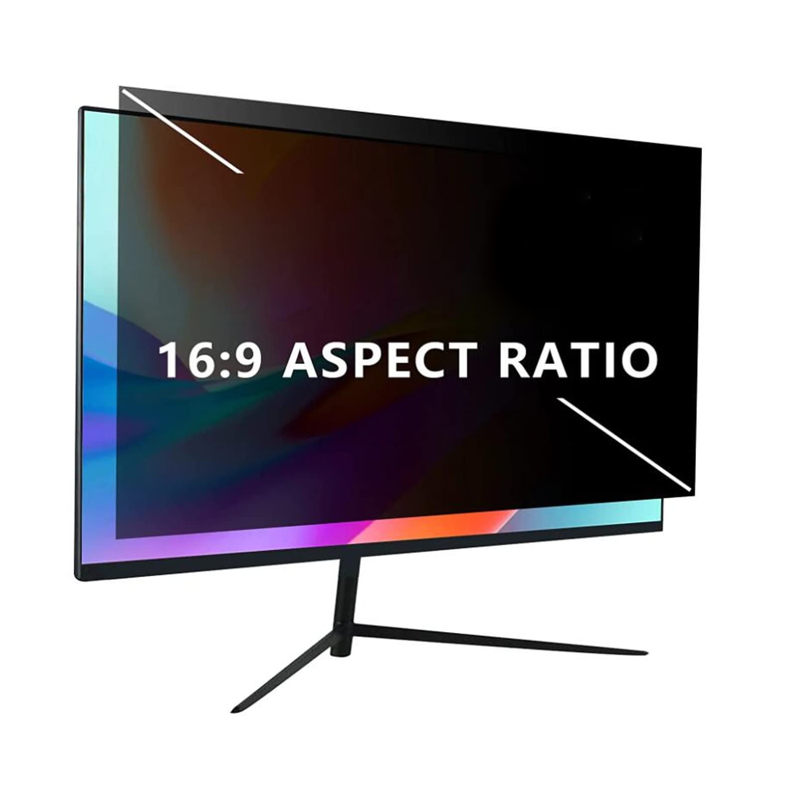 25 Inch Computer Screen Protector, Blue Light Blocking & Anti Glare & Scratch Resistant Screen Protector, 16:9 Aspect Ratio PC Monitor Anti-UV Eye Filter Film