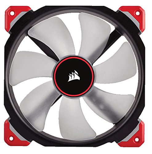Corsair - Co-9050047-Wwml140 - Pro Ventilateur De Boitier, 140Mm, Premium Ventilateur à Lévitation Magnétique, Rouge Led (Single Pack)