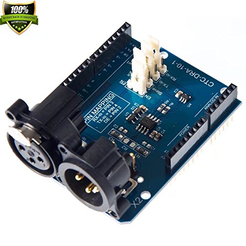 DFROBOT DMX Shield for Arduino It is Very Convenient to Connect The Arduino Device to The DMX512 Network Remote Music Equipment Control DMX Host RDM Forwarding Machine
