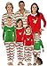 SleepytimePjs Family Matching Christmas Reindeer Pajamas PJs Sets for Family
