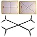 Sheet Straps Bed Sheet Holder Straps Fitted Sheet Straps Suspenders Adjustable Crisscross Band Grippers Adjustable Mattress Pad Duvet Cover Sheet Corner Holder Elastic Fasteners Clips Clippers