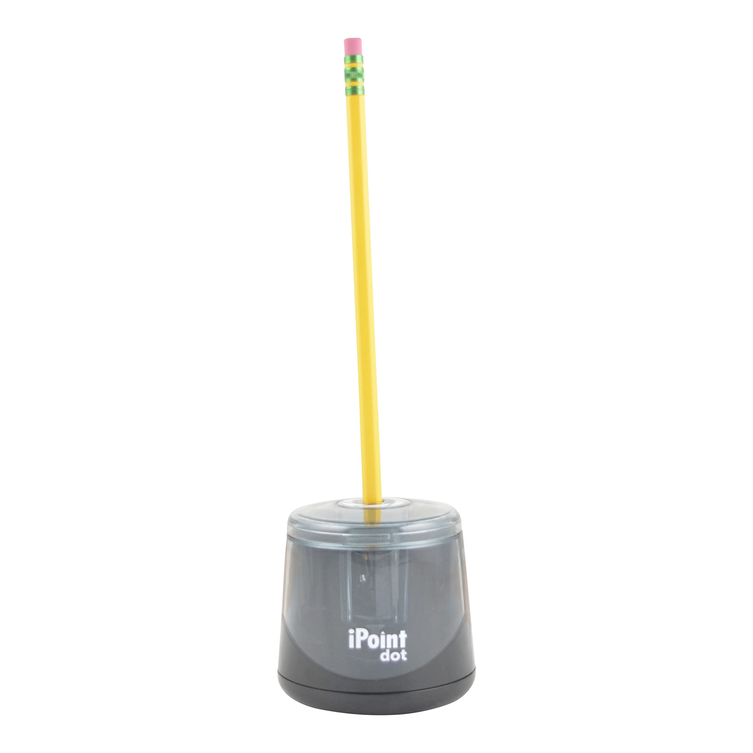Westcott iPoint Dot Battery Pencil Sharpener, Battery Powered, 17553