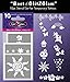 Kids Tattoo Stencil Set: Best of GlitZGlam - HYPOALLERGENIC and DERMATOLOGIST TESTED! -Temporary Tattoos Stencils Set for children & teenagers