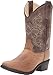 Old West Kids Boots J Toe Vintage (Toddler/Little Kid) Tan 1.5 Little Kid M
