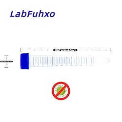 Labfuhxo 15mL Conical Centrifuge Tubes, [25 Items/1