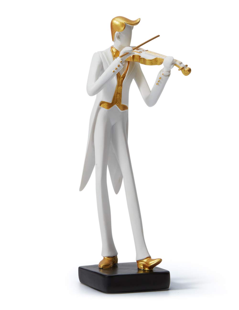 Amoy-Art Music Gifts Decor Piano Statue Sculpture Oboe Figurine Modern Home Arts Table Centerpiece Crafts Polyresin Ornament 25cm