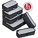 Travel Packing Cubes 6 Set, 4 Various Sizes Packing Organizers for Backpack - ZOMAKE Travel Accessories