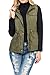 Auliné Collection Womens Military Safari Utility Fashion Vest