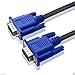 CableVantage HD15 15Pin VGA Male to Male VGA 50FT 15M Cable for TV Computer Monitor Blue for TV Computer Monitor Extension 50feet Cable