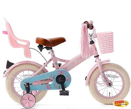 Plezier Mädchen Hollandrad 12 Zoll Little Miss Rosa