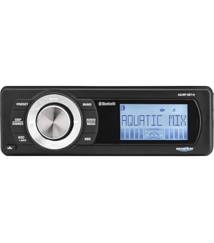 Aquatic AV AQ-MP-5BT-H Factory Harley Davidson Replacement AM/FM