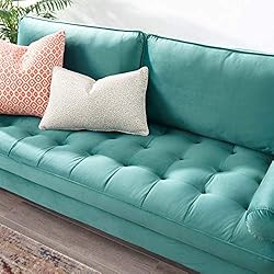 Modway Valour Sofa Performance Velvet Upholstered