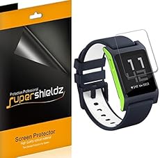 [6-Pack] Pebble 2 Screen Protector, Supershieldz Anti-Bubble High Definition Clear Shield + Lifetime Replacements Warranty - Retail Packaging