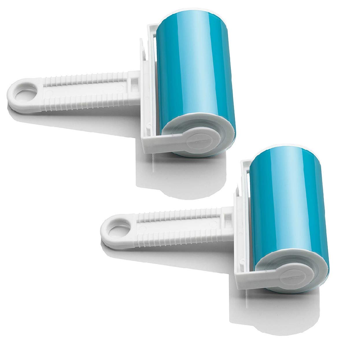 JZK 2x Sticky roller sucking dust hair, clothes, wool dust, fluff pet hair remover,washable reusable lint roller