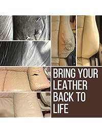 Doctor Leather el kit más completo de 25 piezas para reparación y restauración profesional de vinilo y cuero. No se requiere calor, secado rápido. ¡Para sillones, asientos de auto, sofás, mochilas y más!