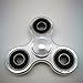 SMAZ LIFE Anti-Anxiety Fidget Spinner Toy Helps Focusings EDC Focus Toy for Kids & Adults - Best Stress Reducer Relieves ADHD Anxiety and Boredom Plating Coated Silver