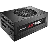 Corsair AXi Series, AX1500i, 1500 Watt (1500W), Fully Modular Digital Power Supply, 80+ Titanium Certified