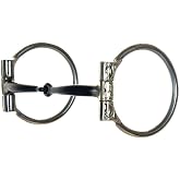 Aime Imports Western SS Silver Sweet Copper Inlay D-Ring bit