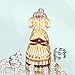 YU FENG Crystal Jeweled Trinket Jewelry Boxes Hinged Collectible Handmade Bridal Wedding Dress Figurine Ring Holder Box