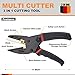3 in 1 Power Cutting Tool With Built-In Wire Cutter Utility Knife & Pruning Shears - Multi Utility Cutter / Pliers - Handi Cut Set For wire, Gardening, Rope,all types of hoses and more.