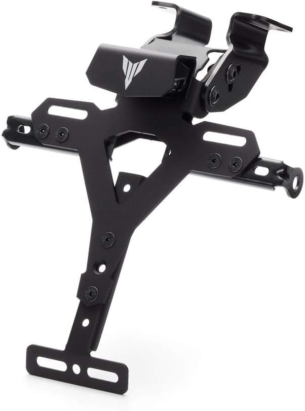 Portatarga In Alluminio Per Moto E Scooter - Modello 80ZERO14, Antiossidante, 19.5x23 Cm - Foto 10