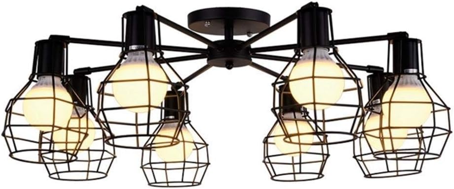 NXYJD Candelabros Grandes contemporáneos de 8 Luces Bronce Accesorios