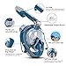 DOUPRO Snorkel Mask Universal Size Easybreath Snorkeling Mask 180° Panoramic View Ear Pressure Balance Anti-Fog Anti-Leak Fit Perfectly and Comfortably for All - 2018 Latest Upgrade