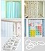 LB Floral Flamingo Shower Curtains 3D Digital Printing Bath Curtains 60x72 inch Bathroom Curtains Anti Bacterial Waterproof Polyester Fabric,Hooks Included