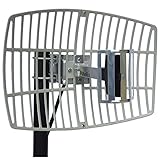 Altelix 2.4GHz 15dB WiFi Grid Antenna High Gain Directional Parabolic 15 dBi N Female Connector ( 2.4 GHz Wireless LAN and Video)